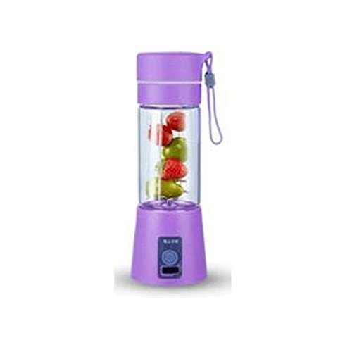 Portable USB Rechargeable Blender Juicer Cup – Mini Smoothie Maker for Fruits, Vegetables & Ice Crushing, Personal Travel Blender (Random Color)