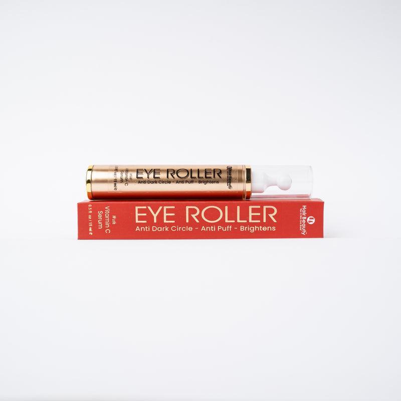 Anti-Dark Circle Eye Roller 5ml Premium Gold Tube – Under Eye Serum for Dark Circles, Puffiness & Fine Lines